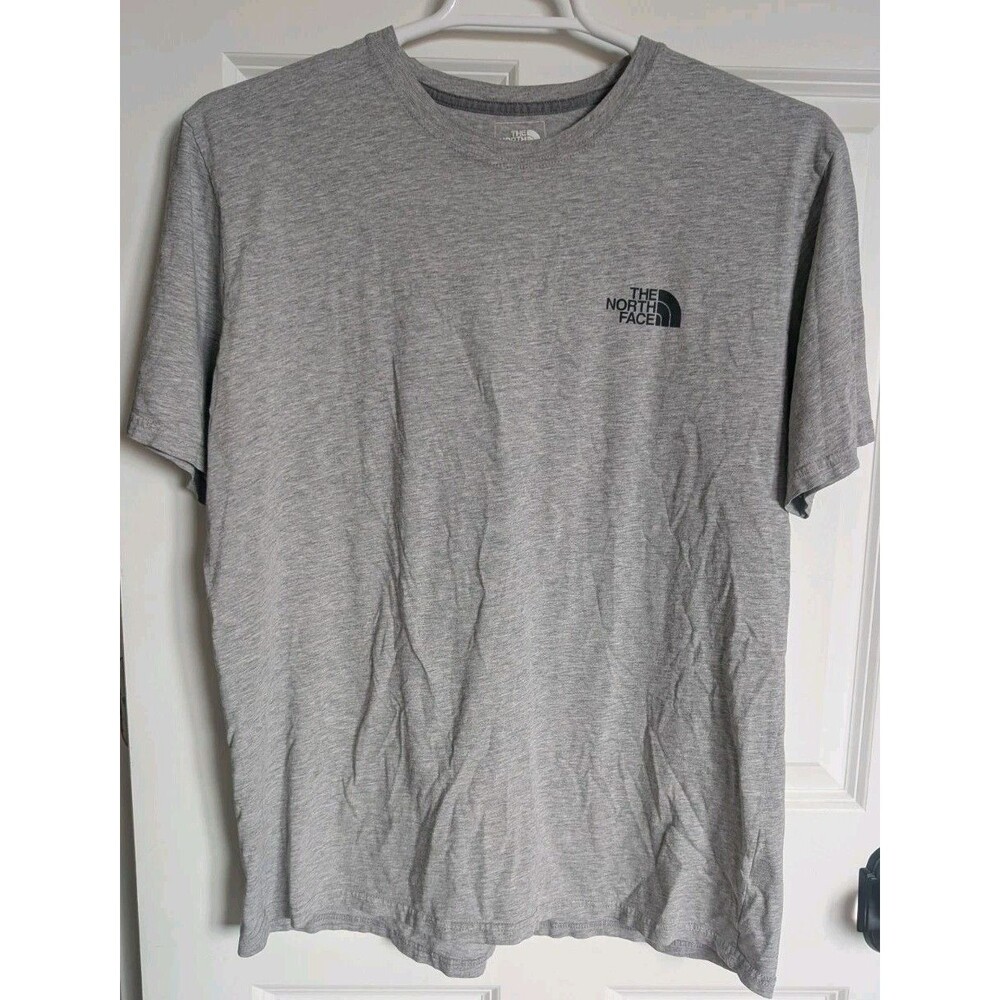 The North Face TNF Size XL men's Heather Gray T Shirt Standard Fit outdoor